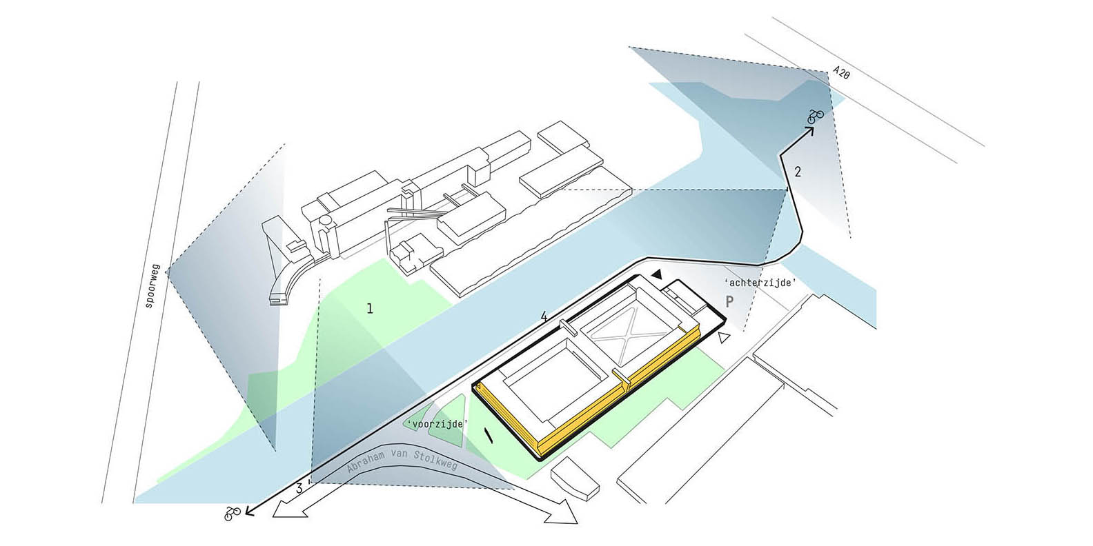 2 Stedenbouwkundige situering aan de Delfshavense Schie-V2